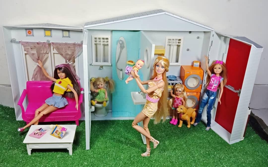 Rumah Barbie Mattel Totally Real House Toys Collectibles Mainan Di Carousell