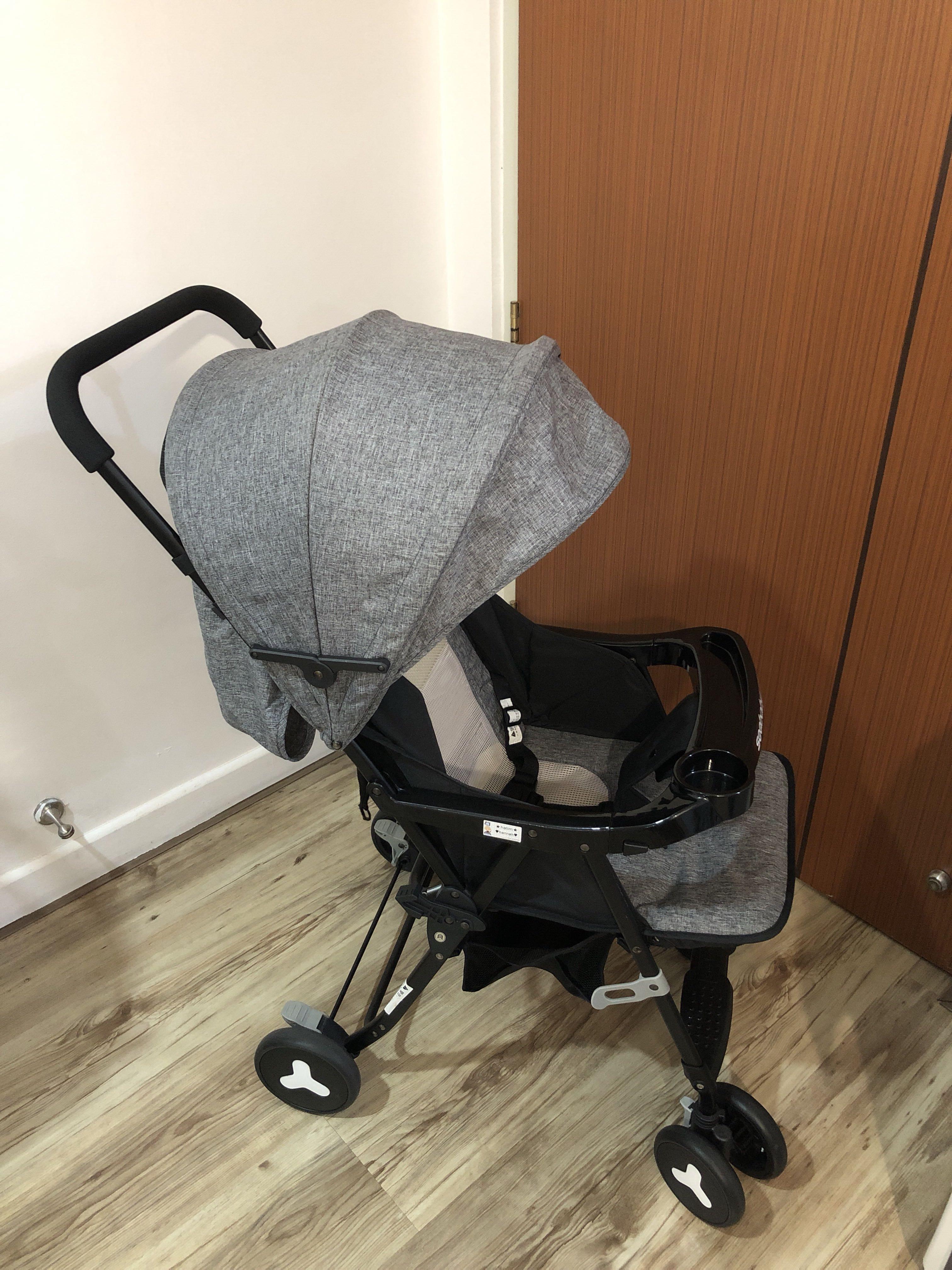 Seebaby QQ3 stroller in Grey Melange Babies Kids Going Out