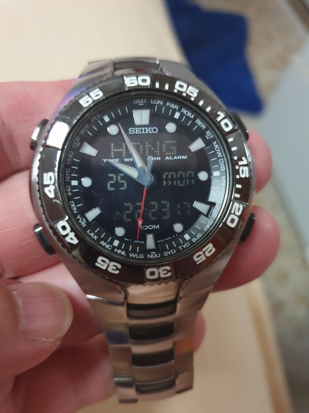 Seiko Analog Digital Watch!!!, Men's Fashion, Watches & Accessories,  Watches on Carousell
