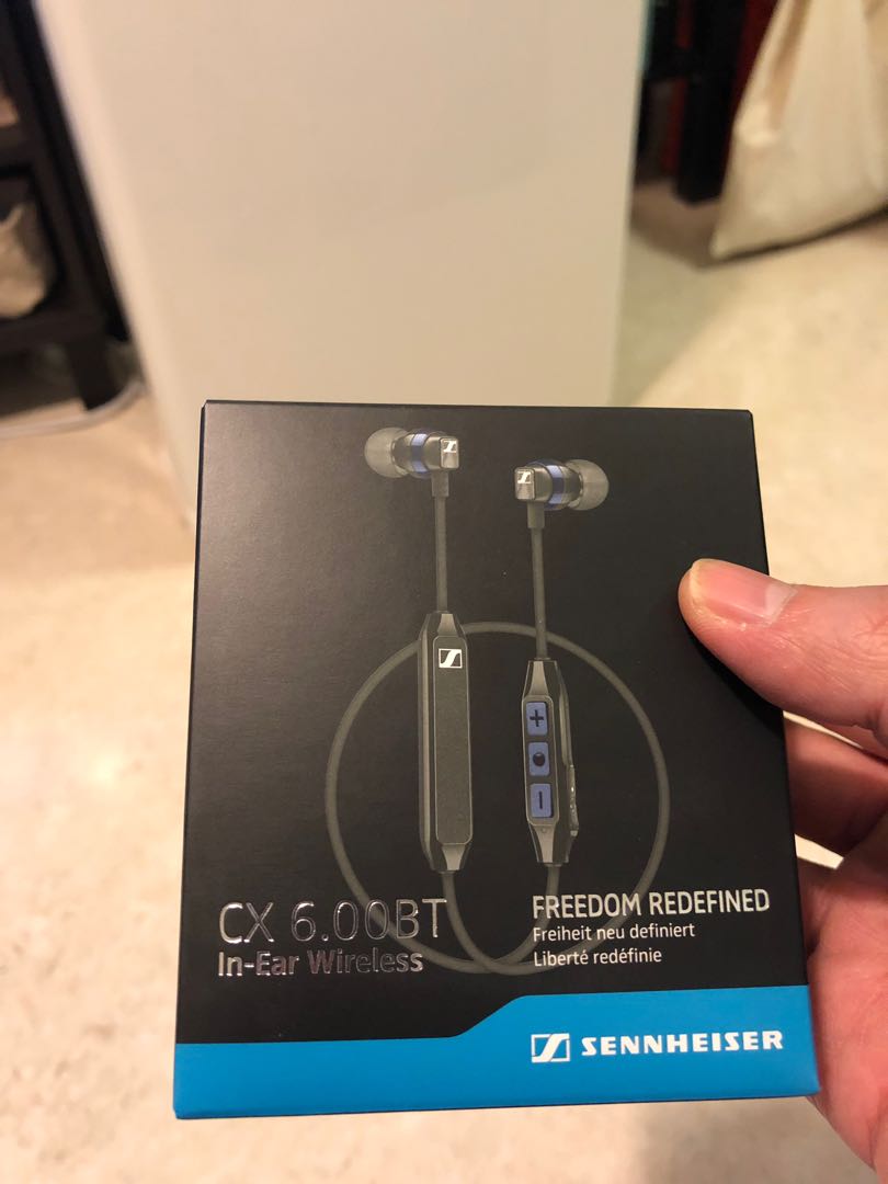 Ausinės Sennheiser CX 6.00BT, belaidės, Juodos | Novastar