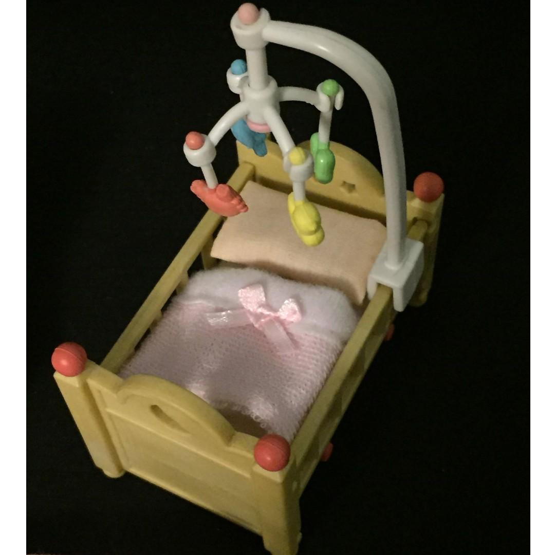 SYLVANIAN FAMILIES Original Baby Set (Category: Kids Toys) located in Manila. Submitted by sylvanianfamilies80s (Listing ID 221104290, Image 3). Description: SYLVANIAN FAMILIES Original Baby Set Out of box in great condition good as new items This lovely set includes the crib with mattress, blanket and pillow, crib mobile, colorful play mat, child's seat with fabric and lace covered cushion and special pillow. WYSIWYG. All Sales final. No return.