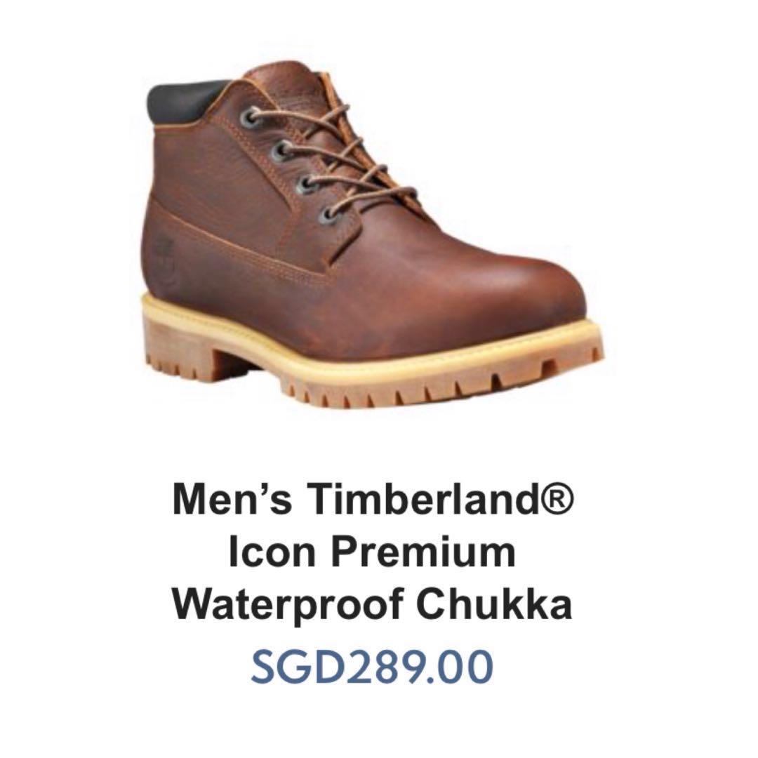 timberland men's icon premium waterproof oxford
