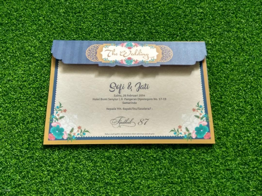 Undangan Pernikahan Fd87 Design Craft Artwork On Carousell