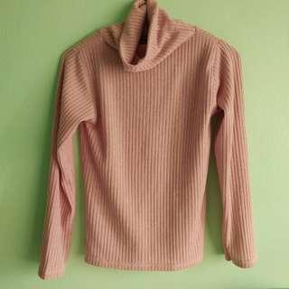Pink Turtleneck