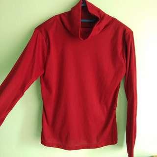 Maroon Turtleneck