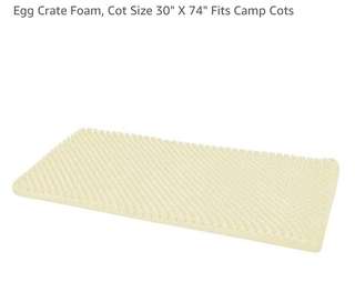 cot size egg crate