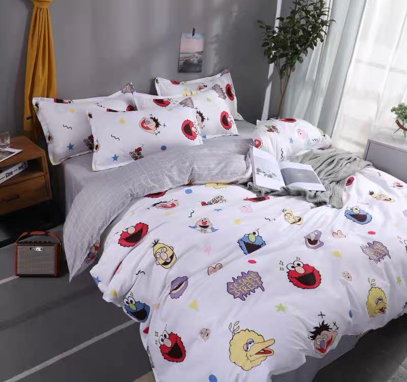 Promo Sesame Street Fitted Bedsheet Set Furniture Home