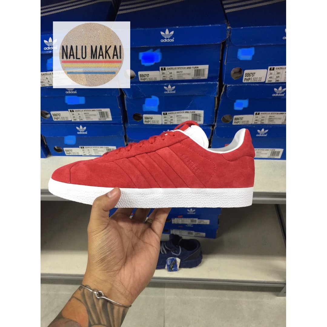 Gazelle stitch and turn red outlet