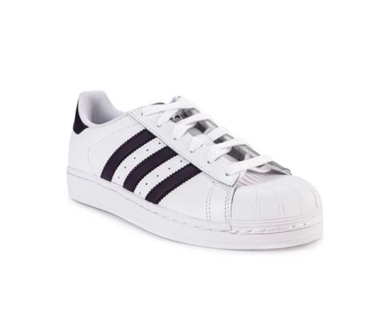 Girls adidas shoes black and white top