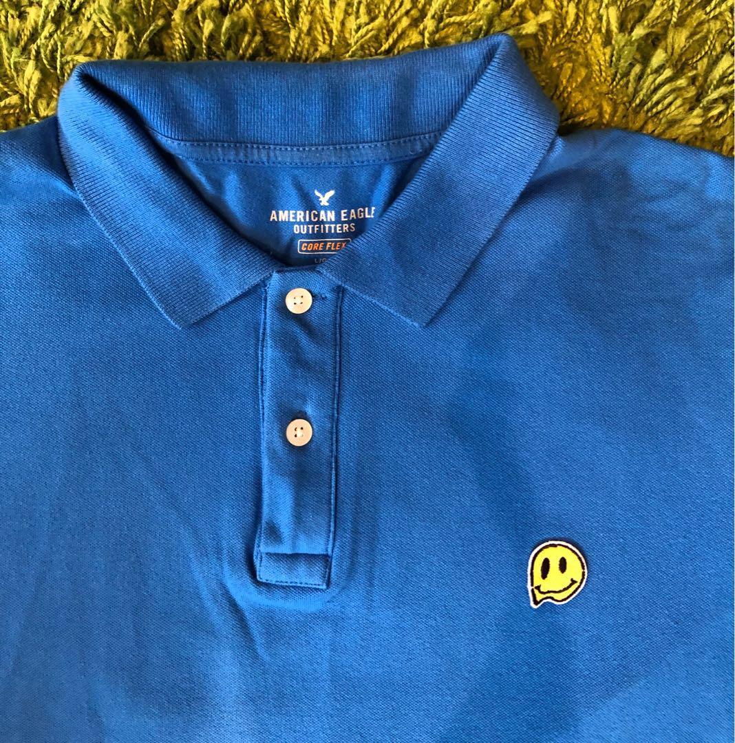 american eagle core flex polo