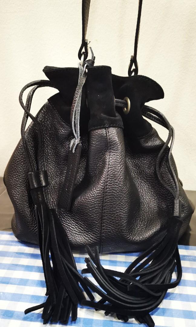 American eagle outfitters drawstring leather bucket bag new arrivals