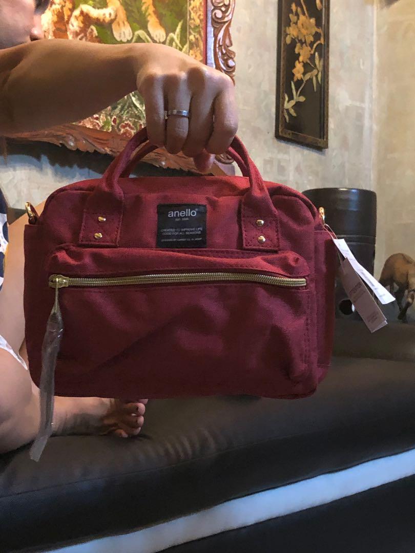 Anello 2 way bag canvas ORIGINAL on Carousell