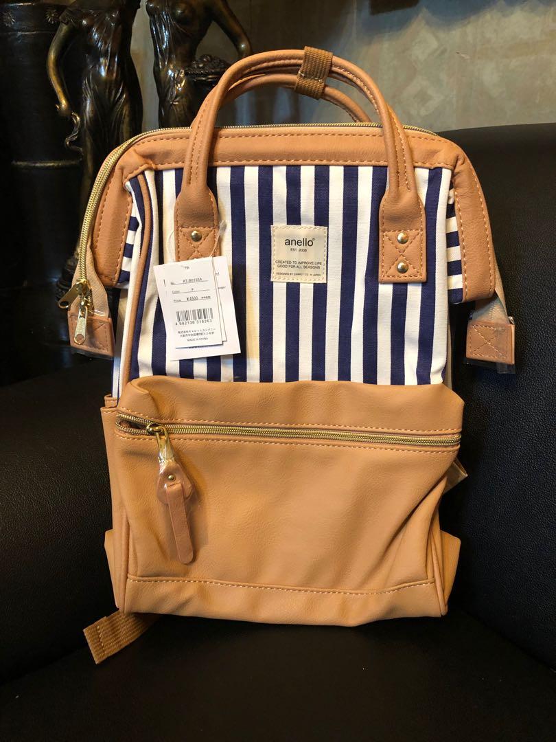 Anello stripe backpack hotsell