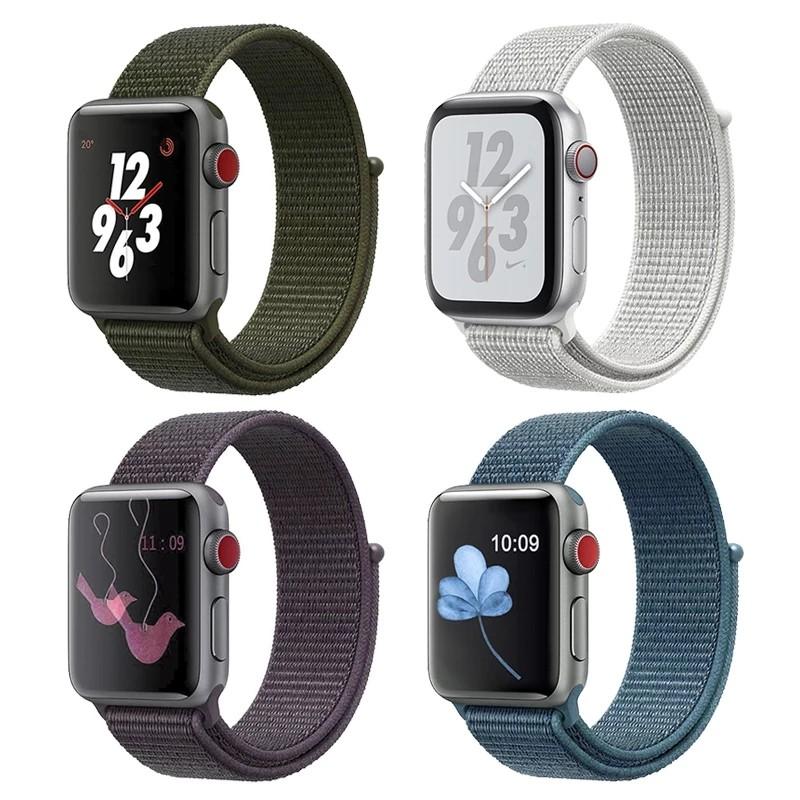 Apple Watch Nylon Strap Breathable Sport Stylish Band Loops Series 1 2 3 4 For 38mm 40mm 42mm 44mm Electronics Others On Carousell