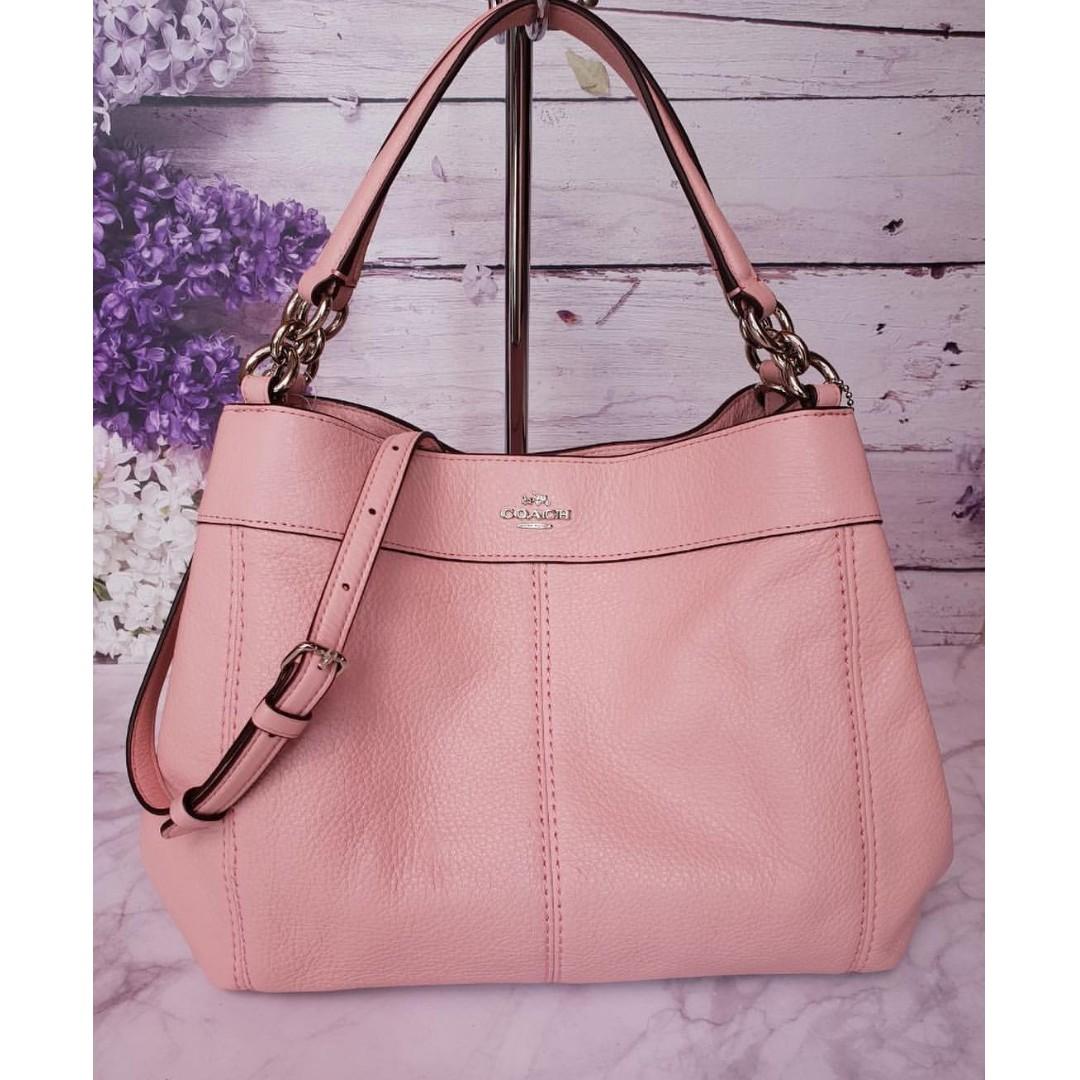 Authentic Coach Large Lexy Shoulder Bag F23537 Nude Pink Women s Fashion Bags Wallets Shoulder Bags on Carousell