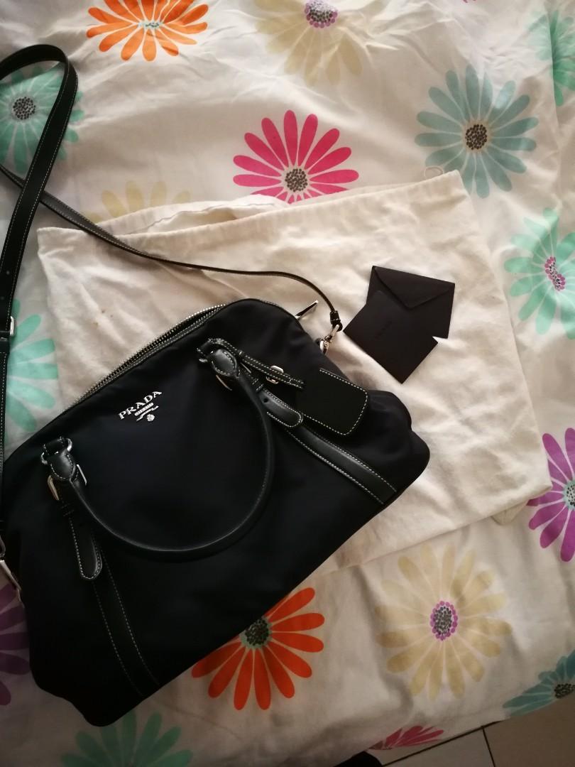 Prada dome bag nylon hotsell