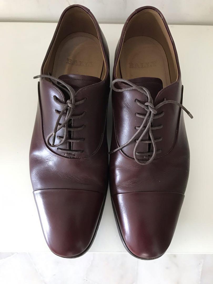 oxblood formal shoes