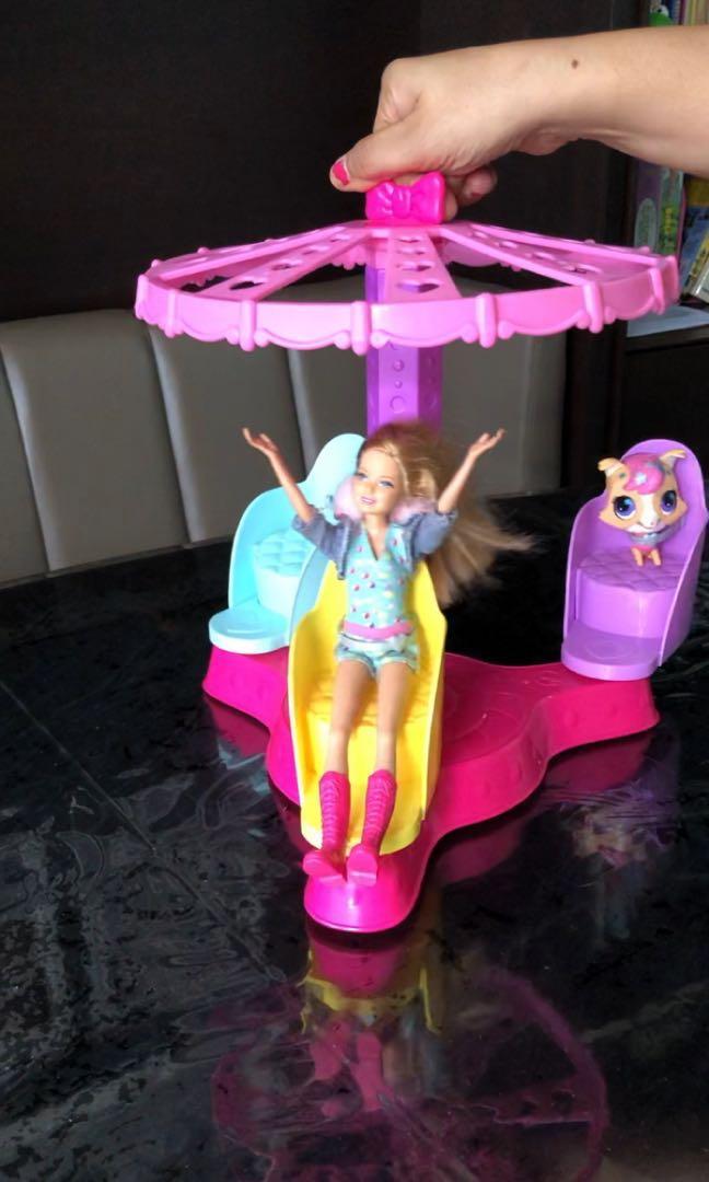 Barbie twirl hotsell and spin ride