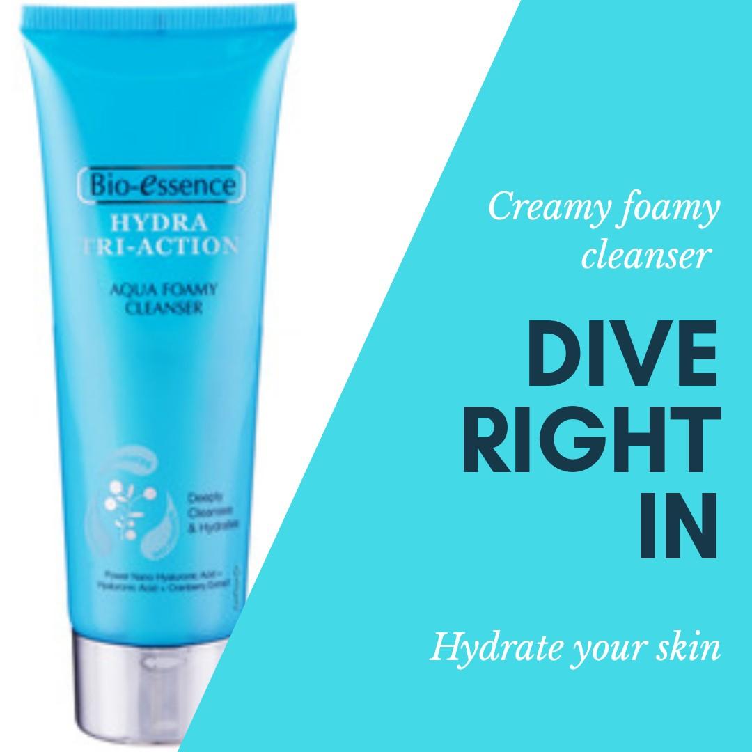 bio essence hydra tri action cleanser