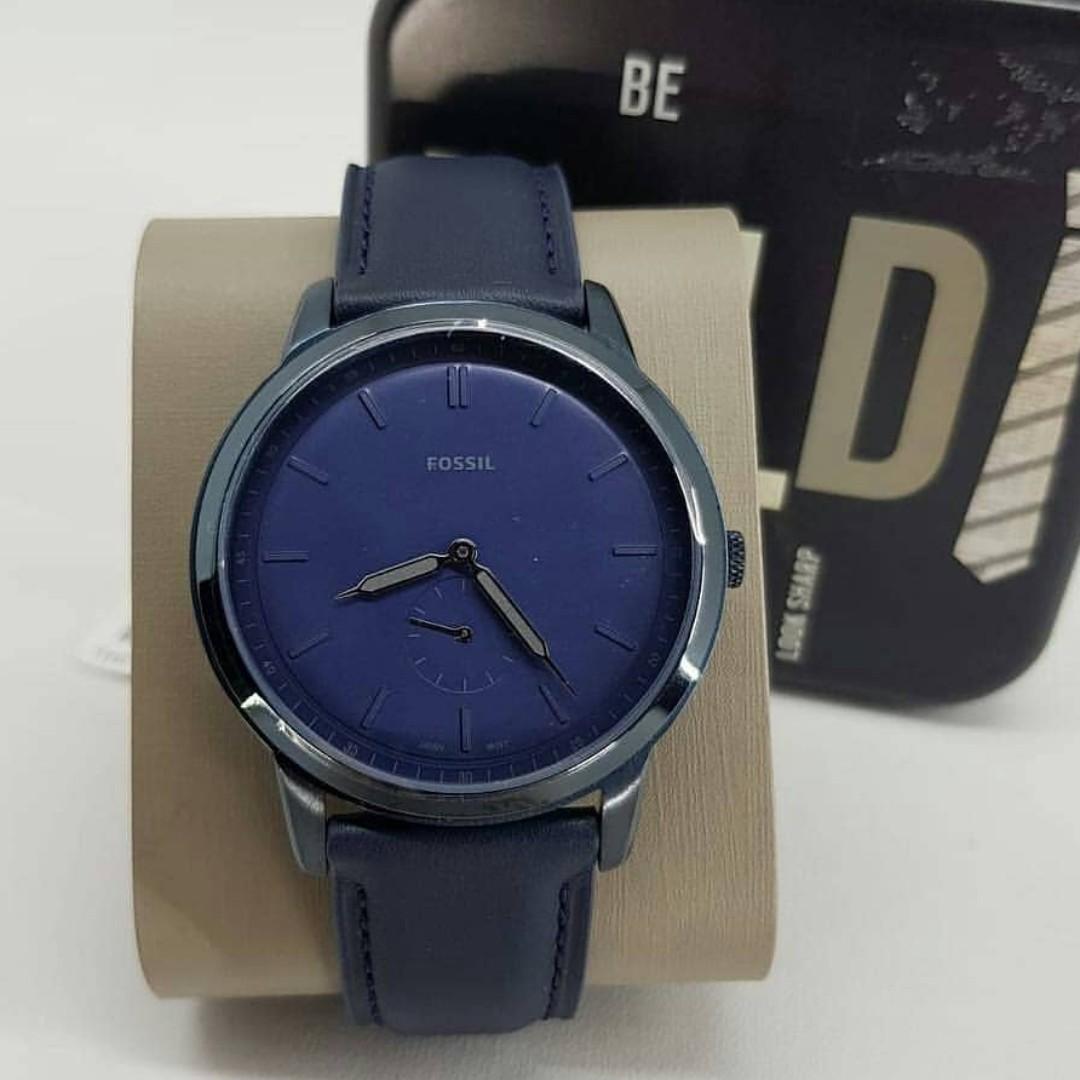 BNIB Fossil Minimalist Two Hand Quartz FS5448 Men s Watch