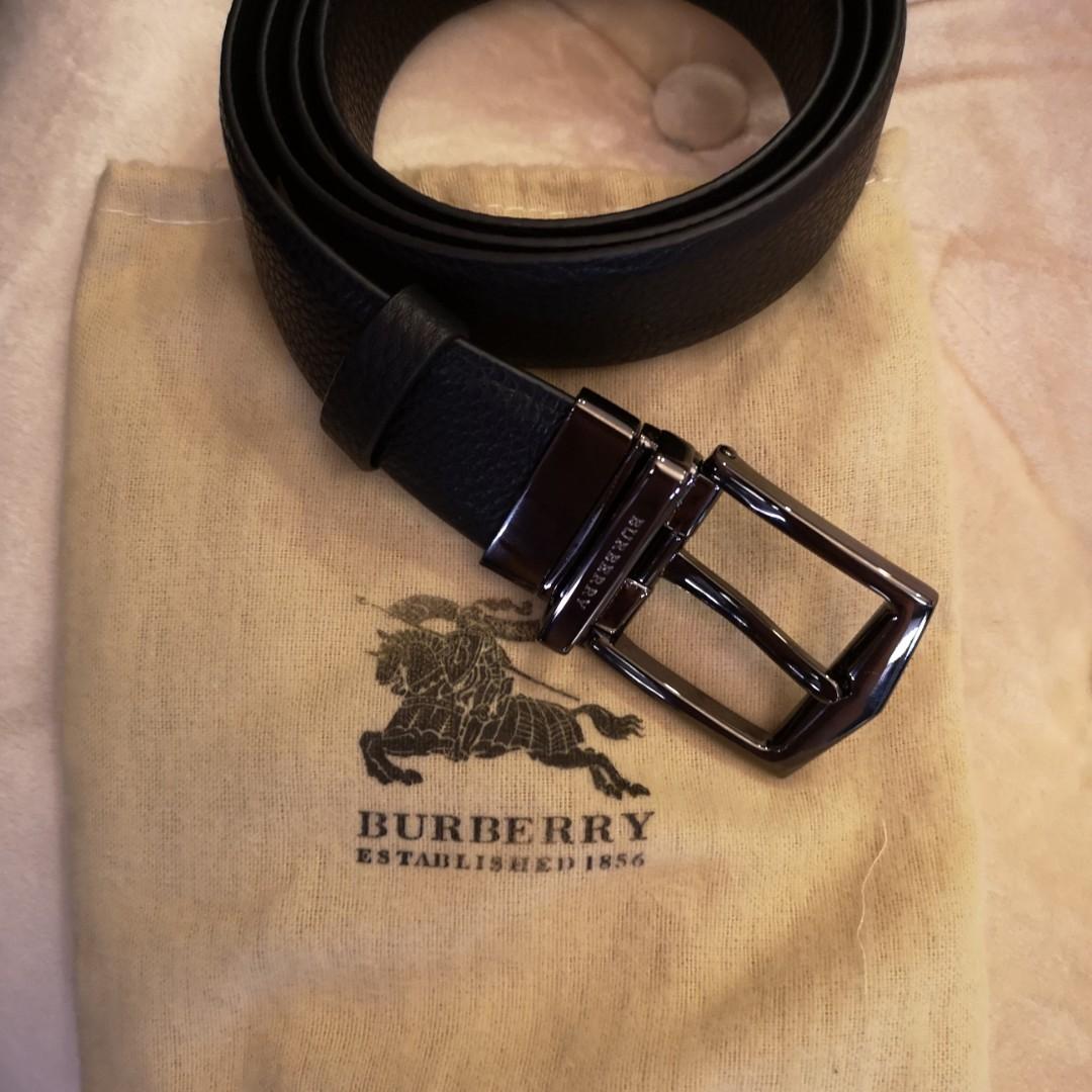 real burberry belt