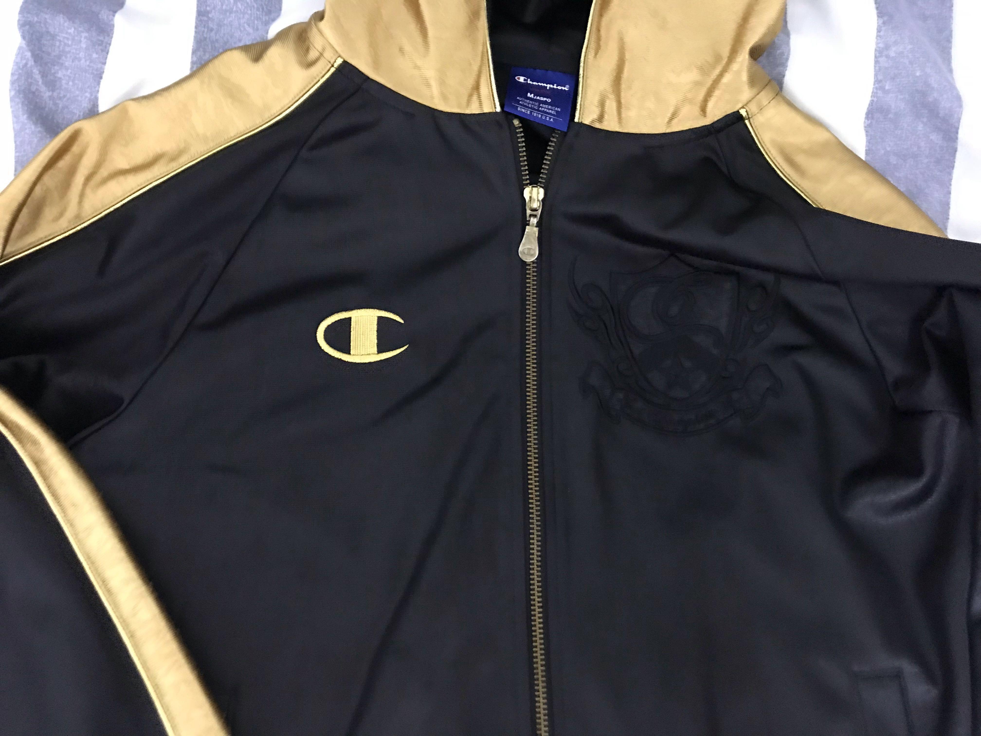 Champion sweater online gold jacket