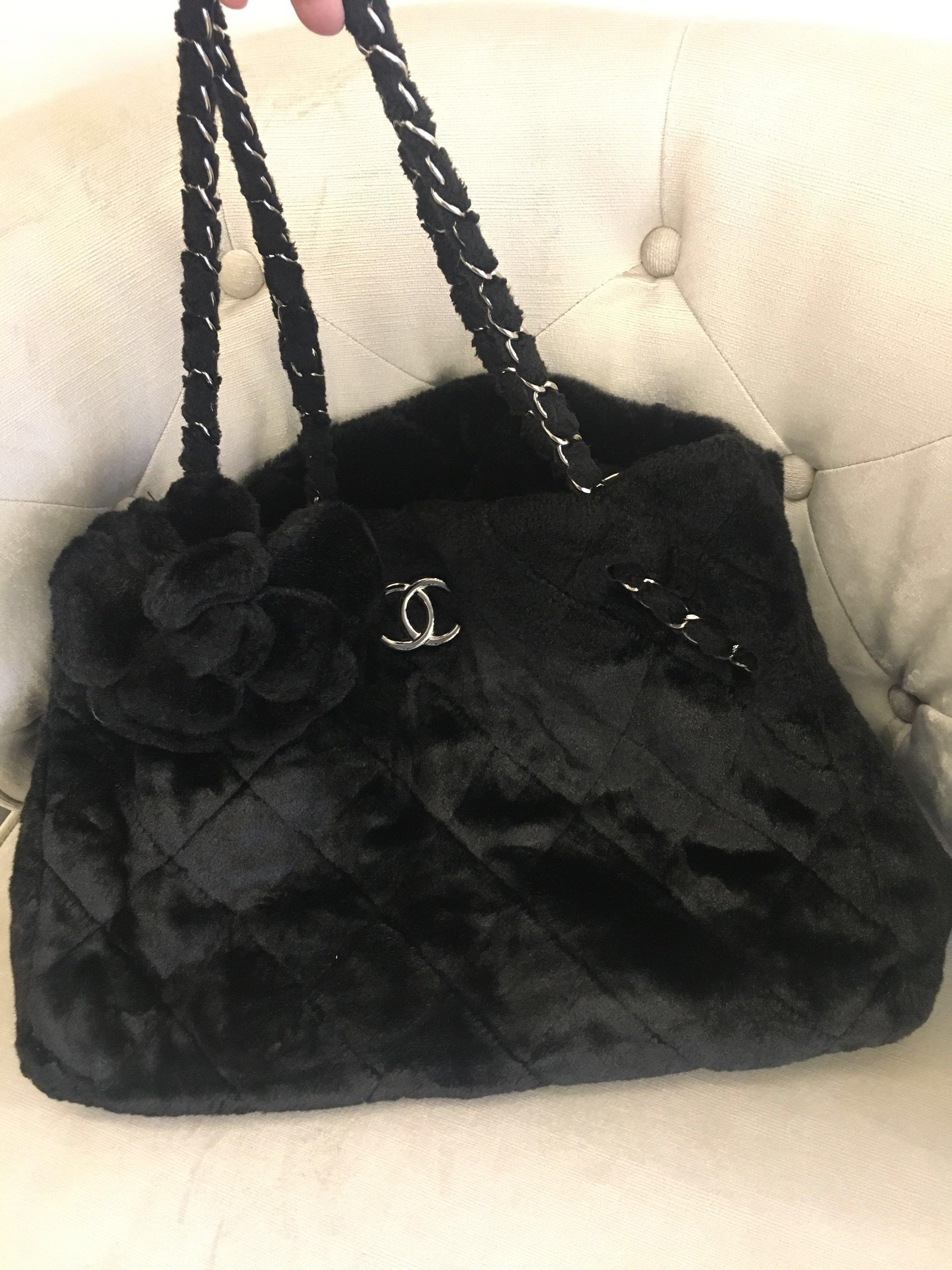 Fur discount chanel bag