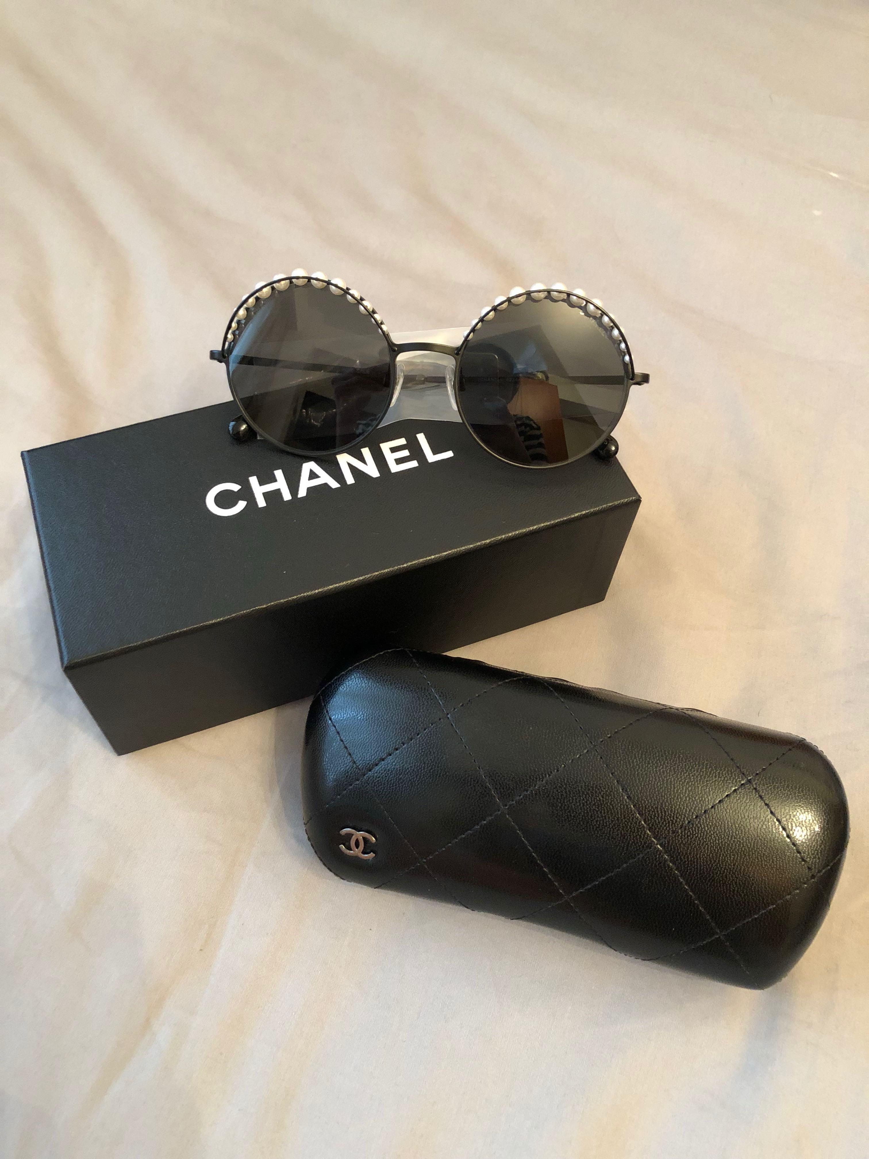 Chanel pearl sunglasses 2019 cheap