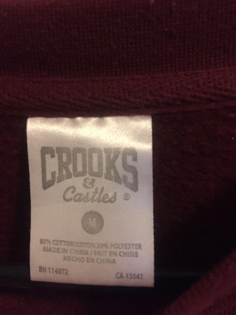 Crooks And Castles Cocaine And Caviar Crew Neck Jumper Men S