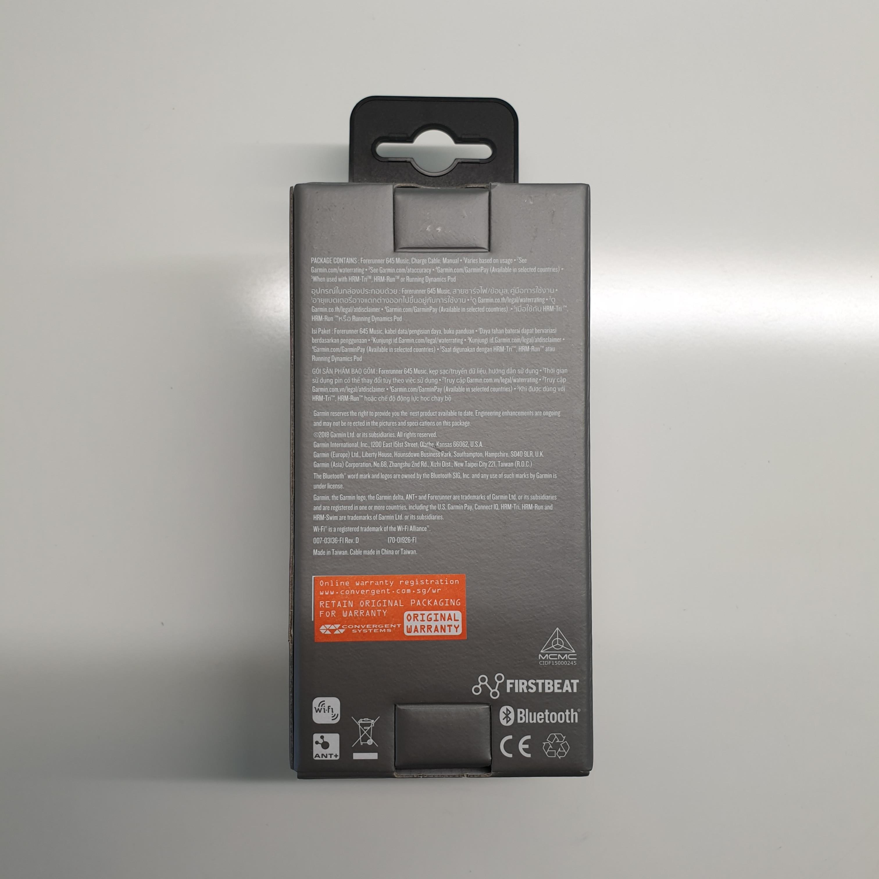 Garmin forerunner online 645 bluetooth