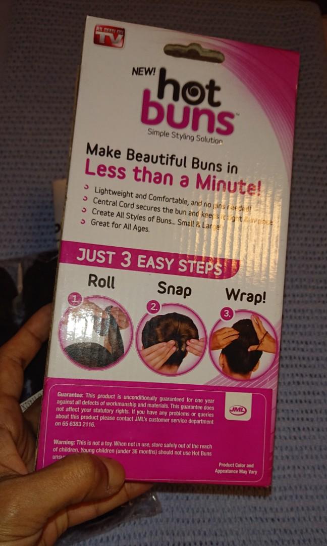 Hot Buns Hair Accessory Styling Health Beauty Hair Care On