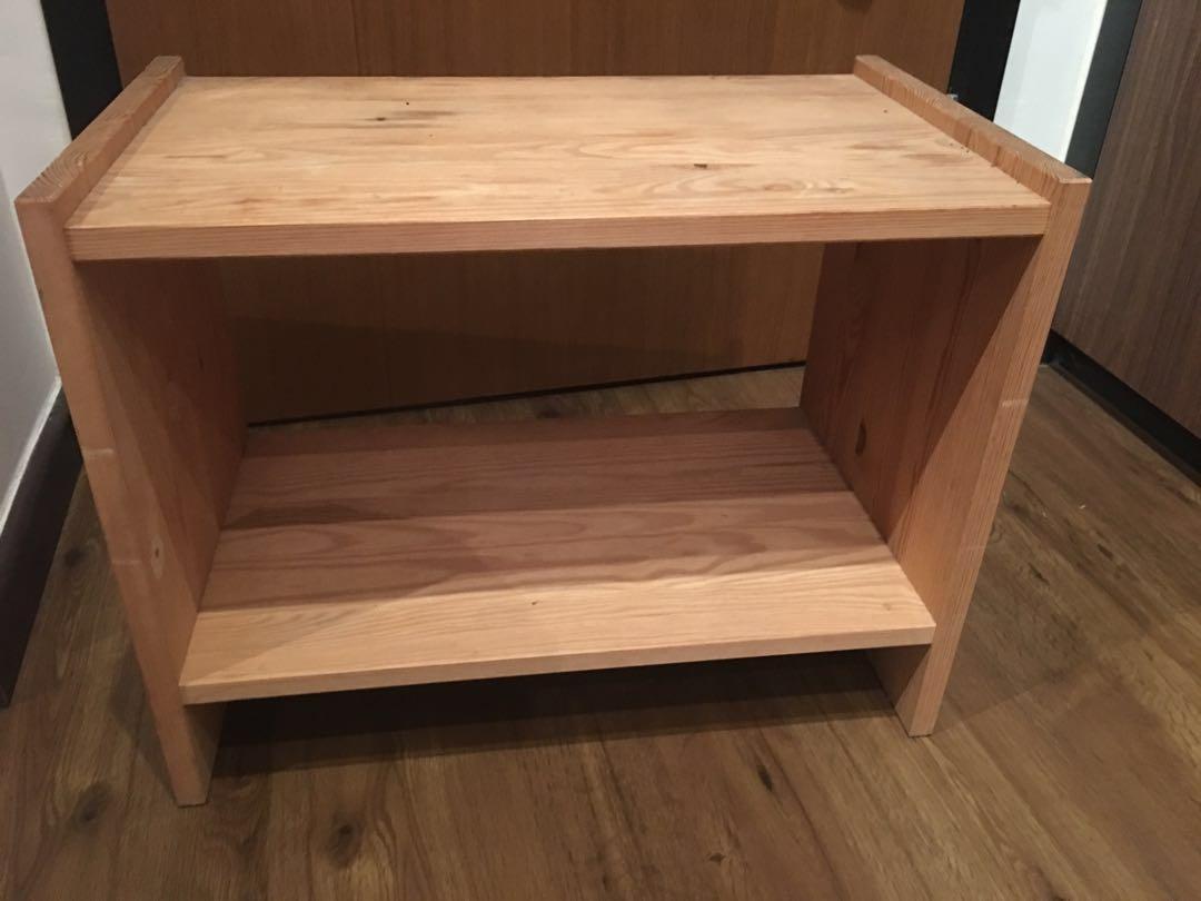 Ikea Side Table Small Shelf Bedside Table Furniture Shelves