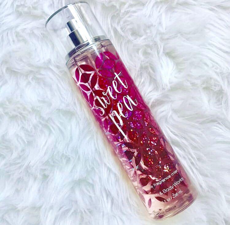 Instock Bath Body Works Bbw Sweet Pea Fine Fragrance Mist