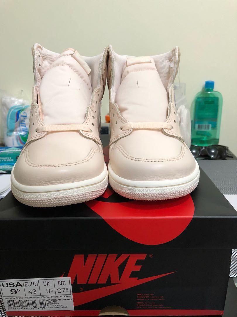 JORDAN 1 RETRO HIGH OG GUAVA ICE SAIL Men s Fashion Footwear Sneakers on Carousell