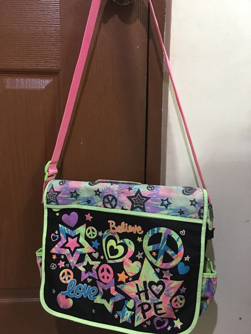 Justice Messenger Bag, Babies & Kids, Going Out, Diaper Bags & Wetbags on Carousell