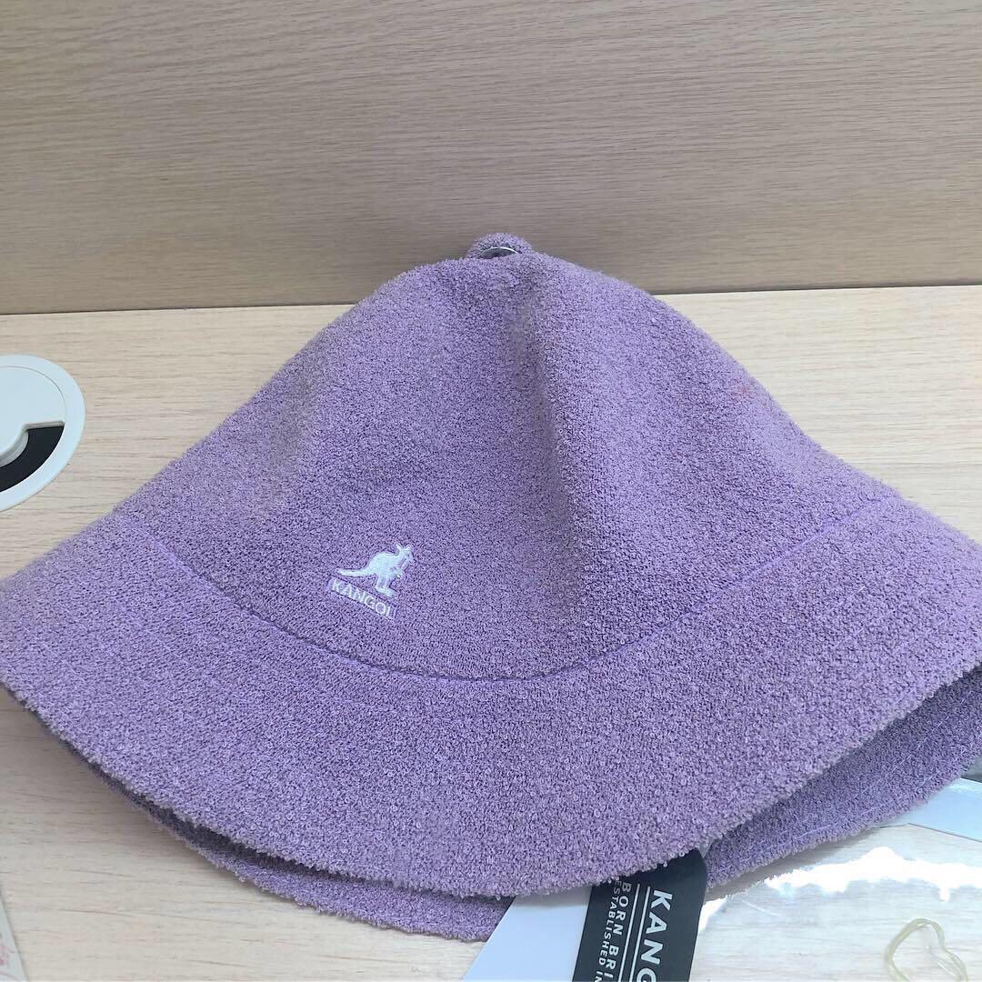 Kangol 淺紫鐘型帽漁夫帽帽子 她的時尚 飾品配件在旋轉拍賣