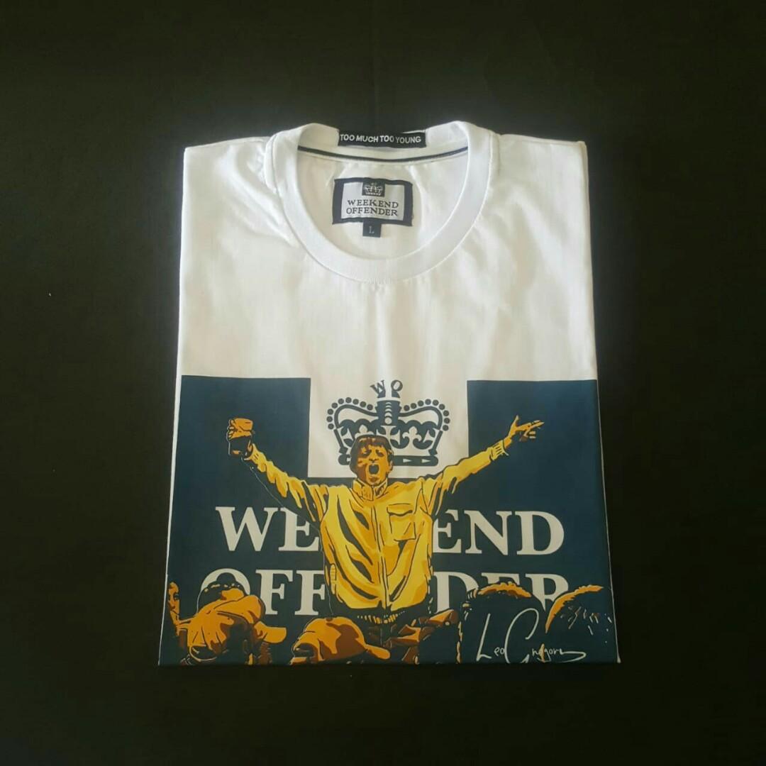 Kaos Weekend Offender Leo Gregory White Men S Fashion Men S
