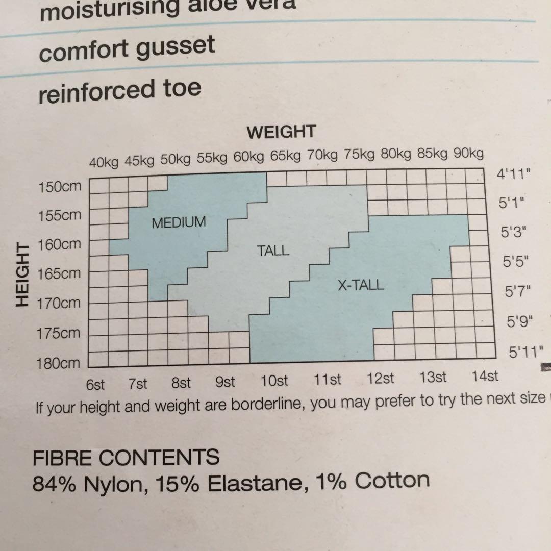 Kayser Sheer Supprt Level 10 Compression 20 Denier Nude Beige Tall Stockings Hoisery, Women's