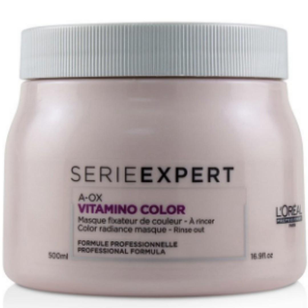 L Oreal Professionnel Serie Expert Vitamino Color A Ox Color Radiance Masque 500ml Health Beauty Hair Care On Carousell