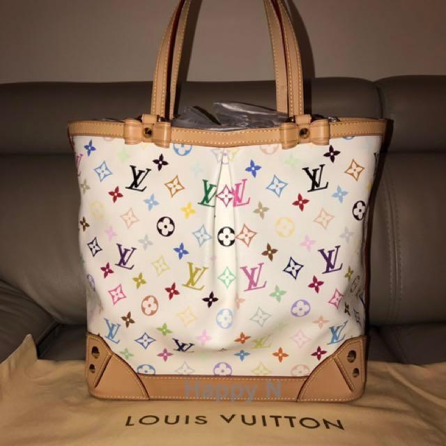 Takashi Murakami x Louis Vuitton Black Monogram Multicolore Sharleen mm