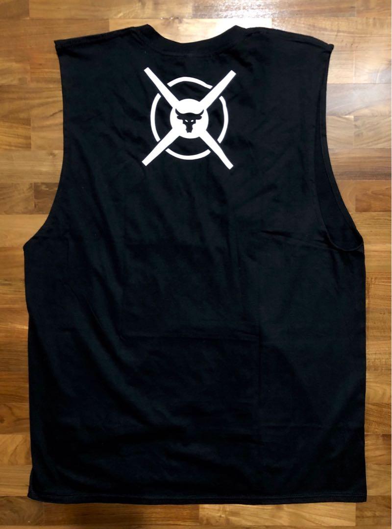 Men s sleeveless PROJECT ROCK HUMBLE HUNGRY Men s Fashion Tops