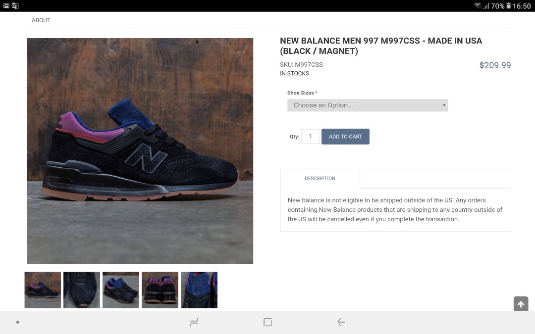 New balance m997css USA made Men s Fashion Footwear Sneakers on Carousell