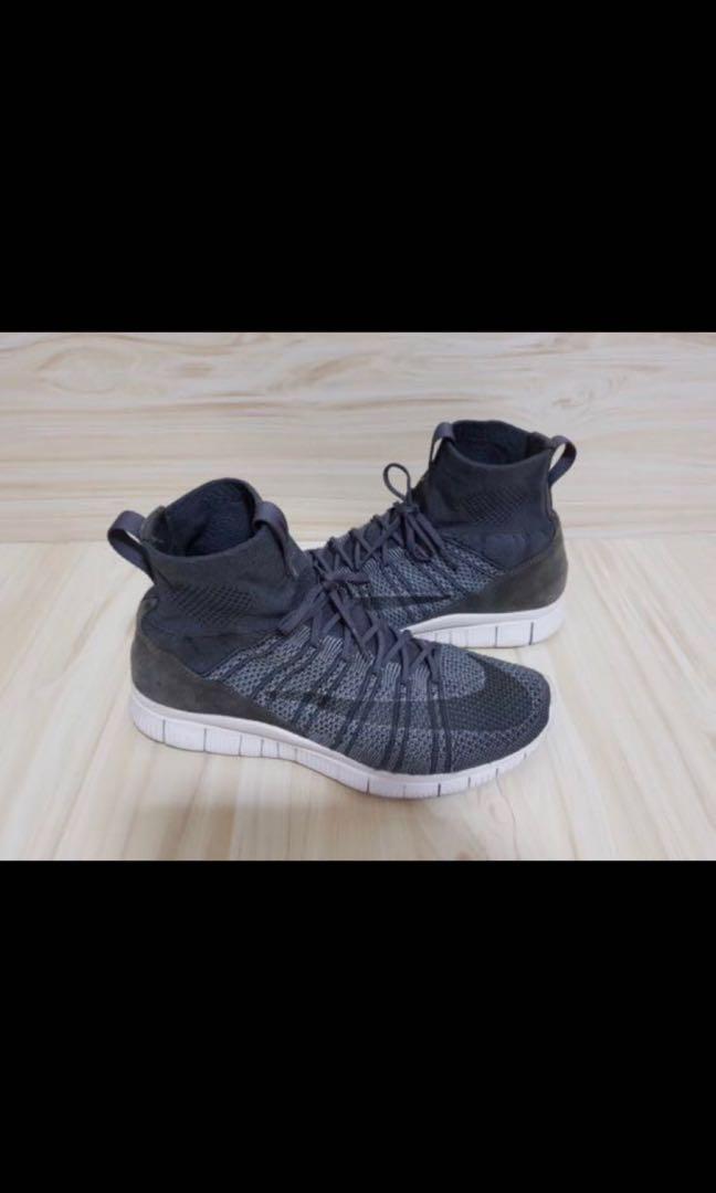 nike free flyknit mercurial sp dark grey