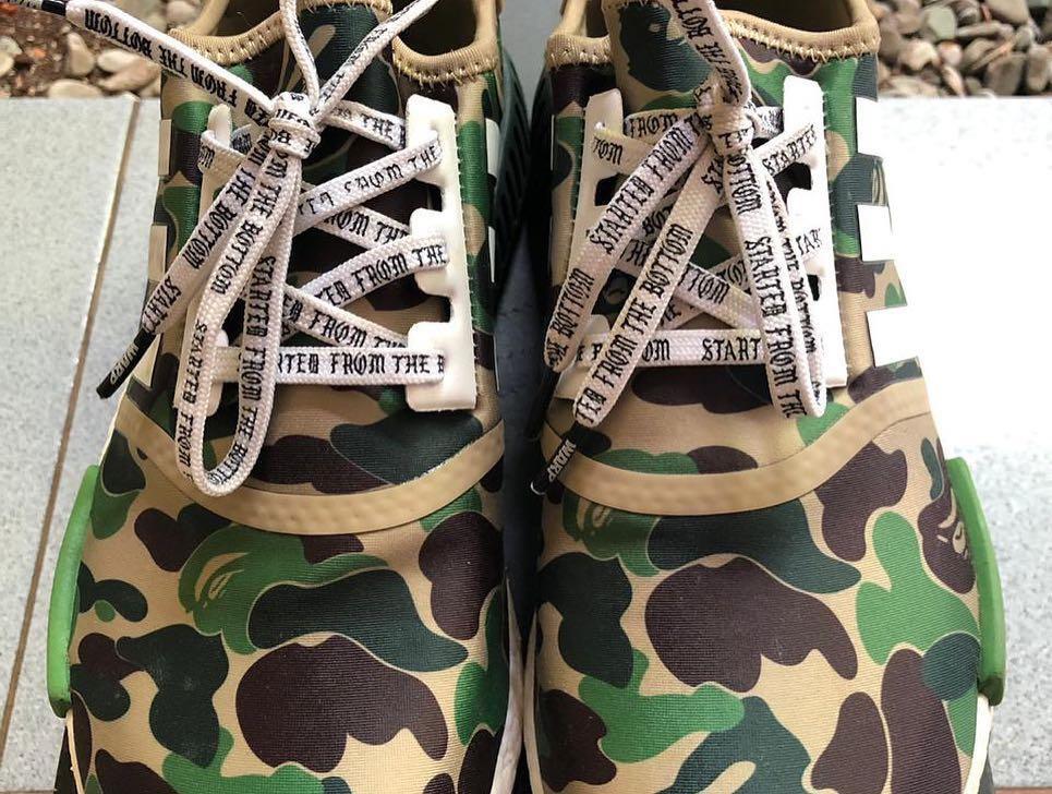 Nmd bape green us 8 Men s Fashion Footwear Sneakers on Carousell