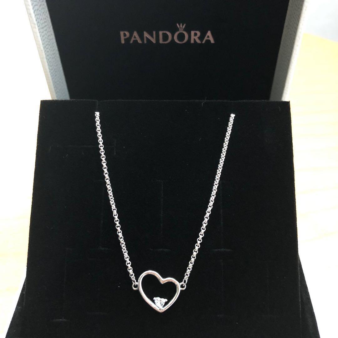 Asymmetric hearts of love necklace outlet