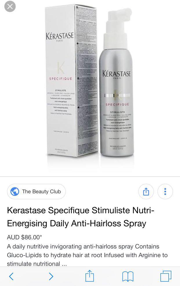 Po Kerastase Specifique Stimuliste Health Beauty Hair Care On