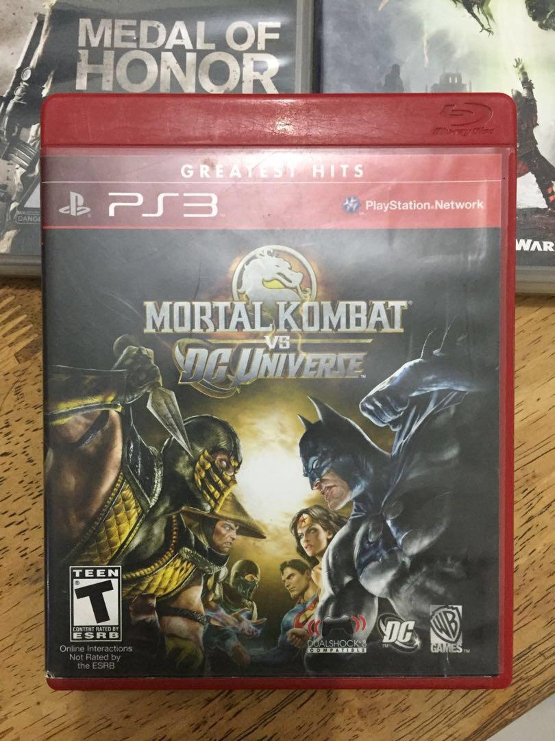 PS3 Games (Category: PlayStation) located in Manila. Submitted by jaevien.co (Listing ID 207697850, Image 2). Description: Medal of Honor Dragon Age Inquisition Mortal Kombat VS DC Universe P300 each only! P800 only as bundled! Meet up at Robinsons Galleria or Circuit Makati.