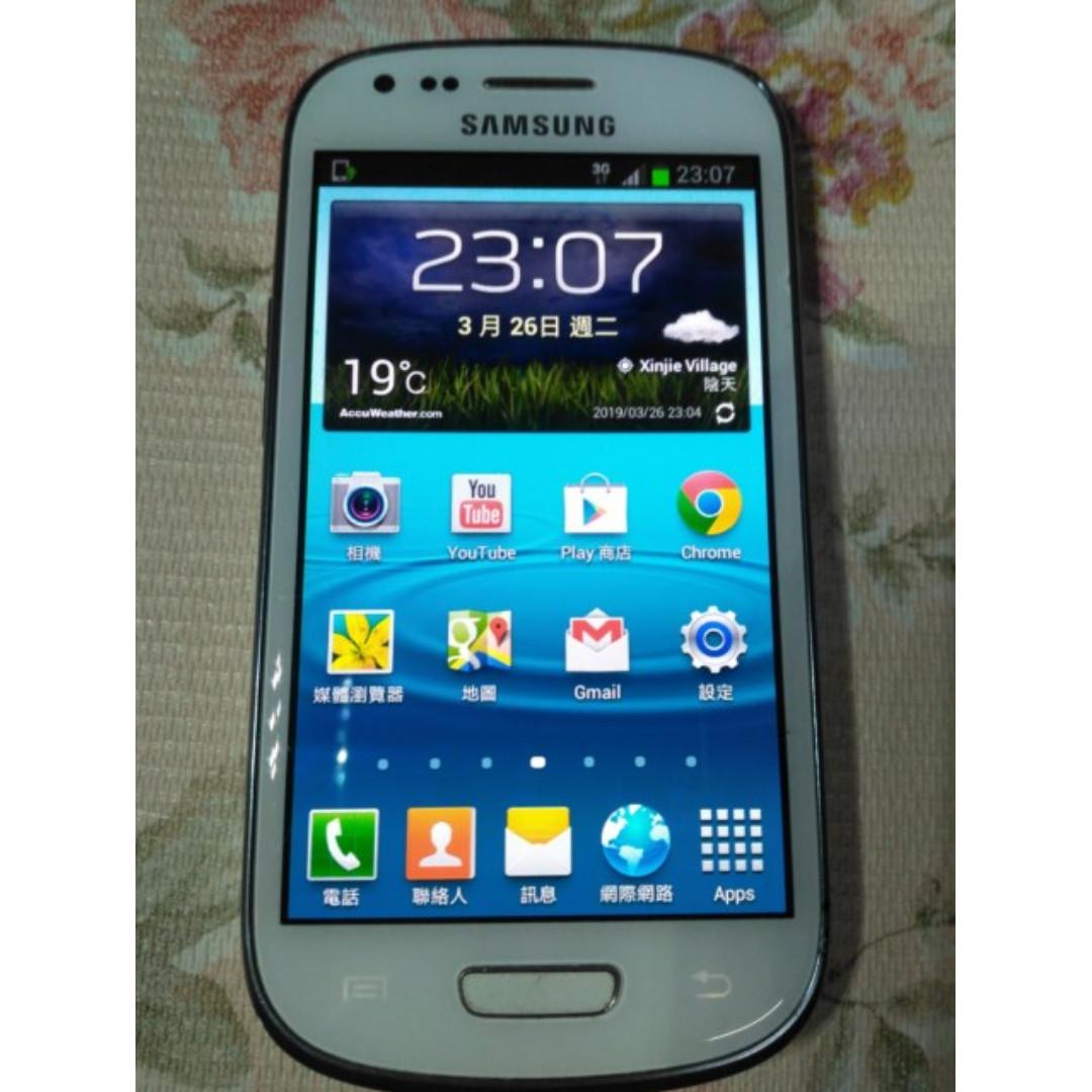 三星samsung galaxy s3 mini i8190n雙核4吋智慧手機 3g 4g 可用 功能正常 只賣600元