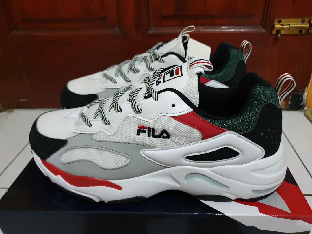 Fila Ray Tracer White Sneakers Authentic BNIB Size 42