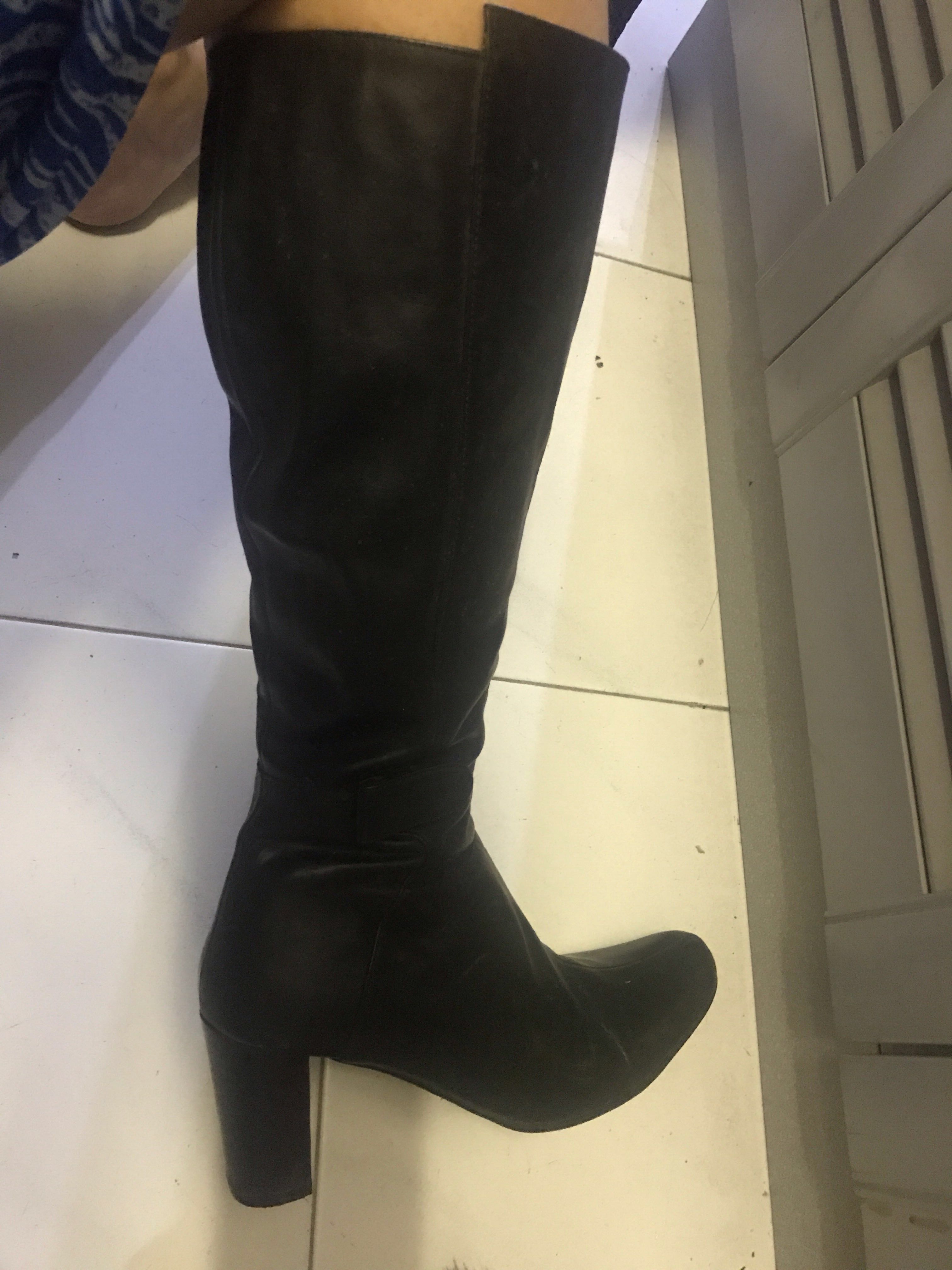 Soft leather boots, Women's Fashion 